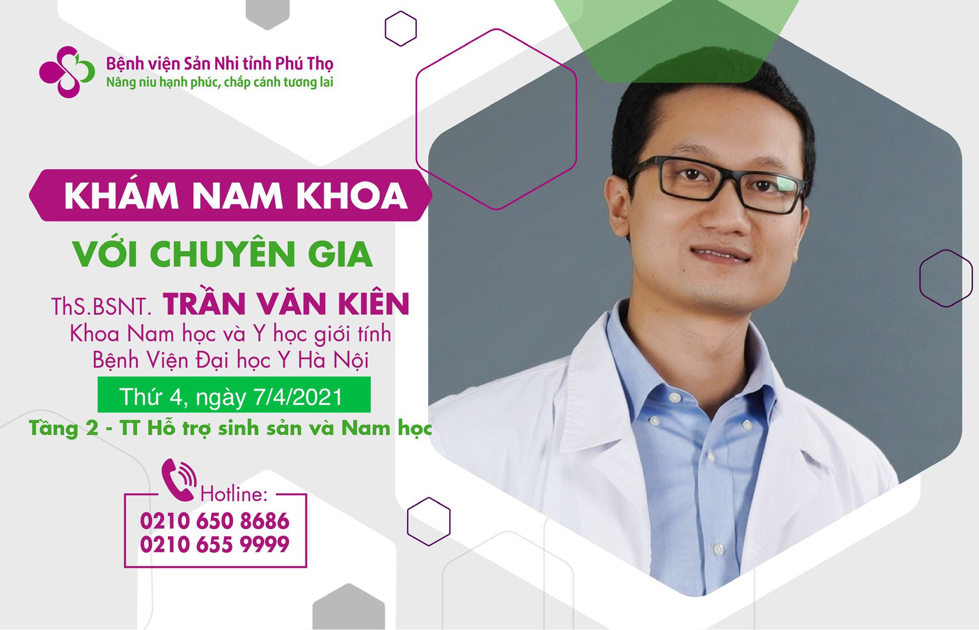 PHÒNG KHÁM NAM KHOA TẠI BỆNH VIỆN ĐẠI HỌC Y HÀ NỘI