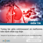 Cảnh báo tương tác giữa cotrimoxazol và metformin trên bệnh nhân suy thận: Thông tin từ tạp chí Australian Prescriber